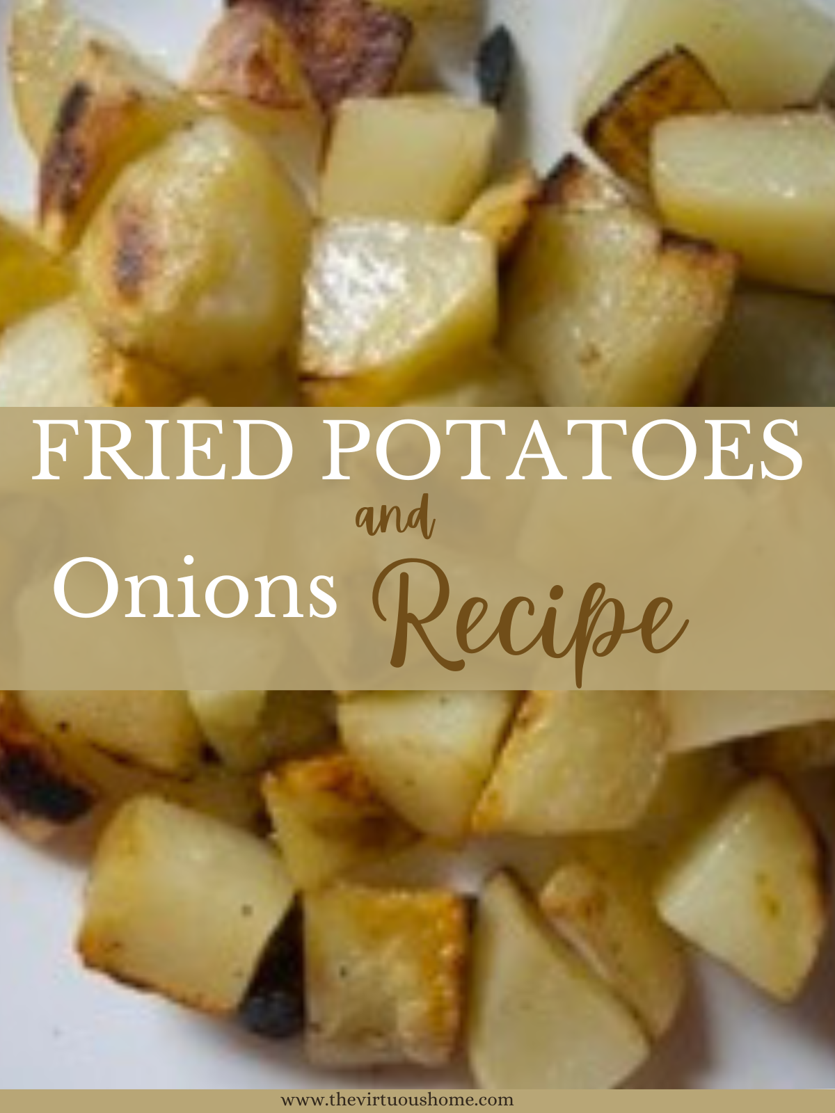 Fried potatoes and onions