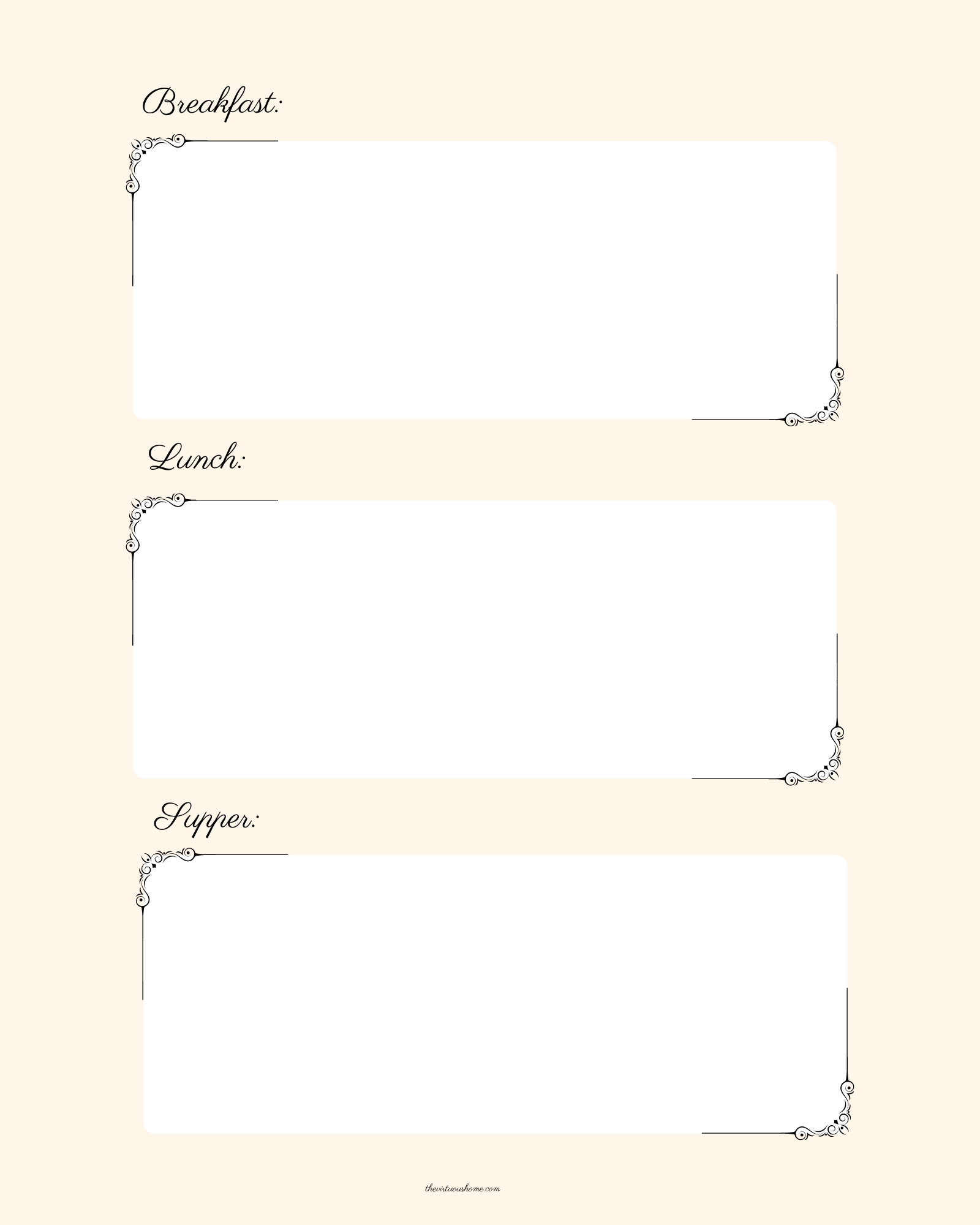 7 Free Homemaking Binder Printables - The Virtuous Home