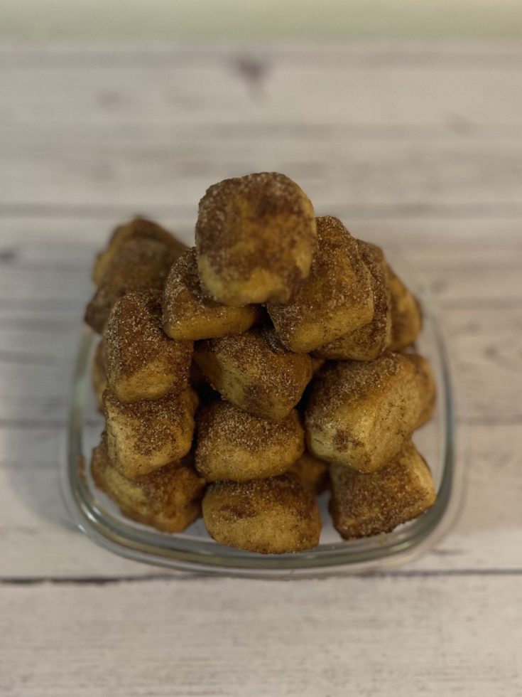Fresh Milled Sourdough Cinnamon Sugar Pretzel Bites